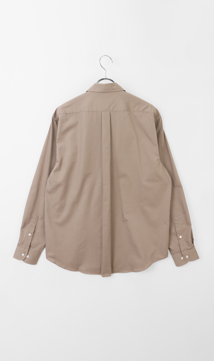 ボタンダウンシャツ【長袖】【EASYCARE】 ベージュ S