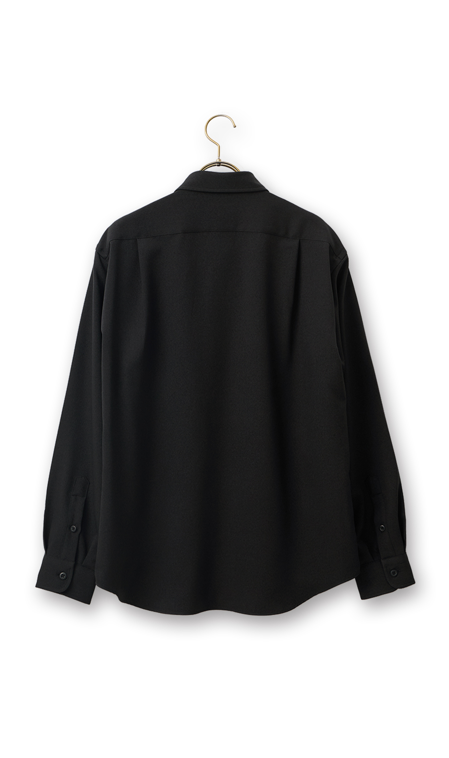 ツイルCPOシャツ【長袖】【LANATEC】 チャコール S