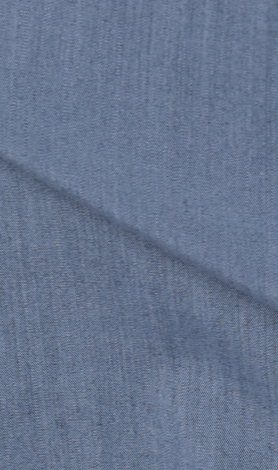 バンドカラーシャツ【長袖】 サックス S