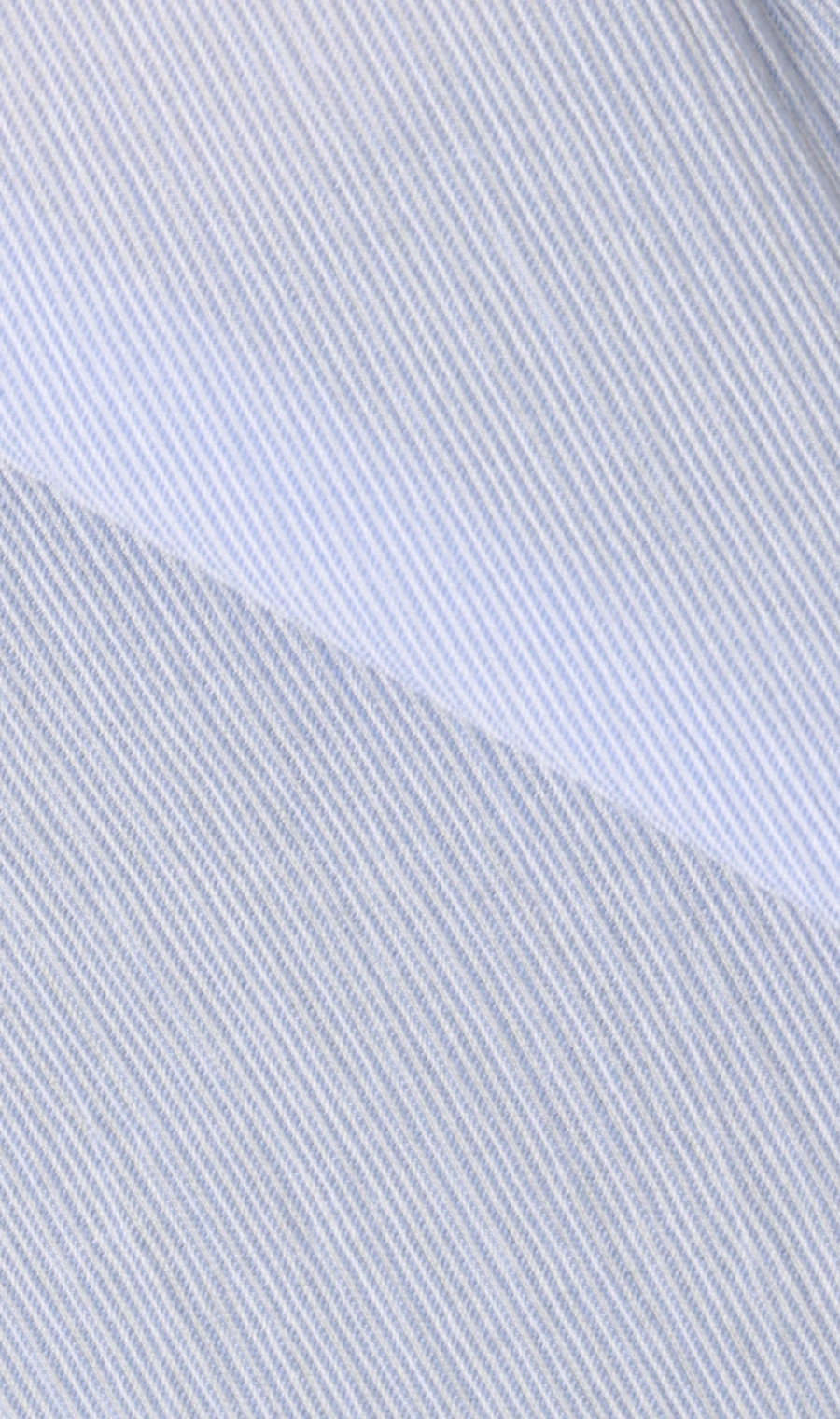 綿クレープスタンドカラーシャツ【7分袖】 ブルー M