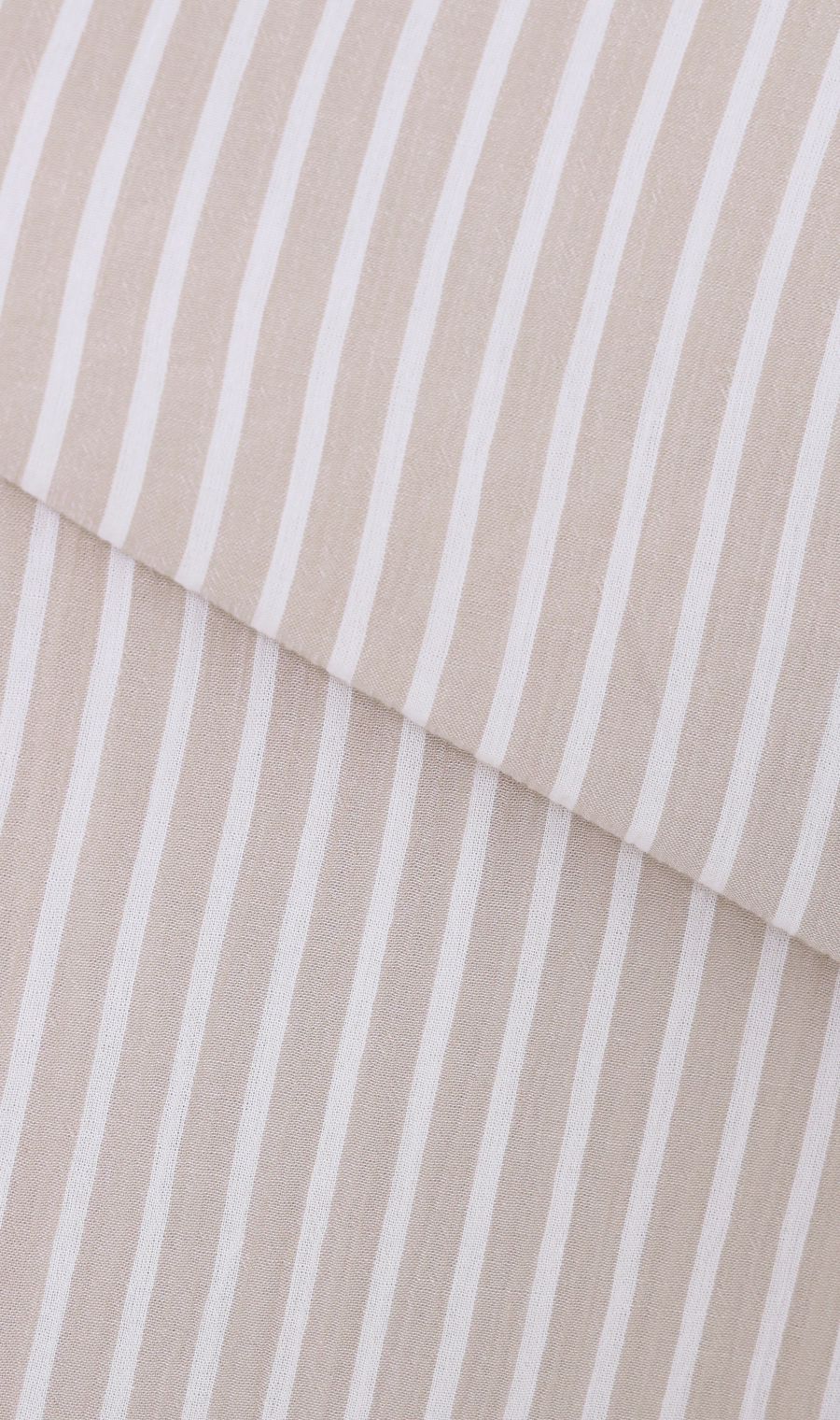 綿クレープスタンドカラーシャツ【7分袖】【涼】 ベージュ S