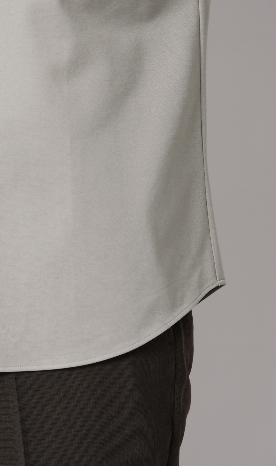 ワイドカラーニットシャツ【半袖】【ALTIMA premium】 ベージュ M