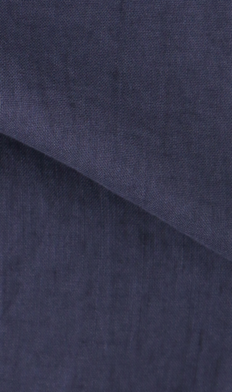 リネンシャツ【長袖】 ネイビー M
