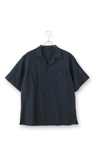 オープンカラーシャツ【ウォッシャブル】【半袖】