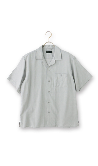 オープンカラーシャツ【ウォッシャブル】【半袖】