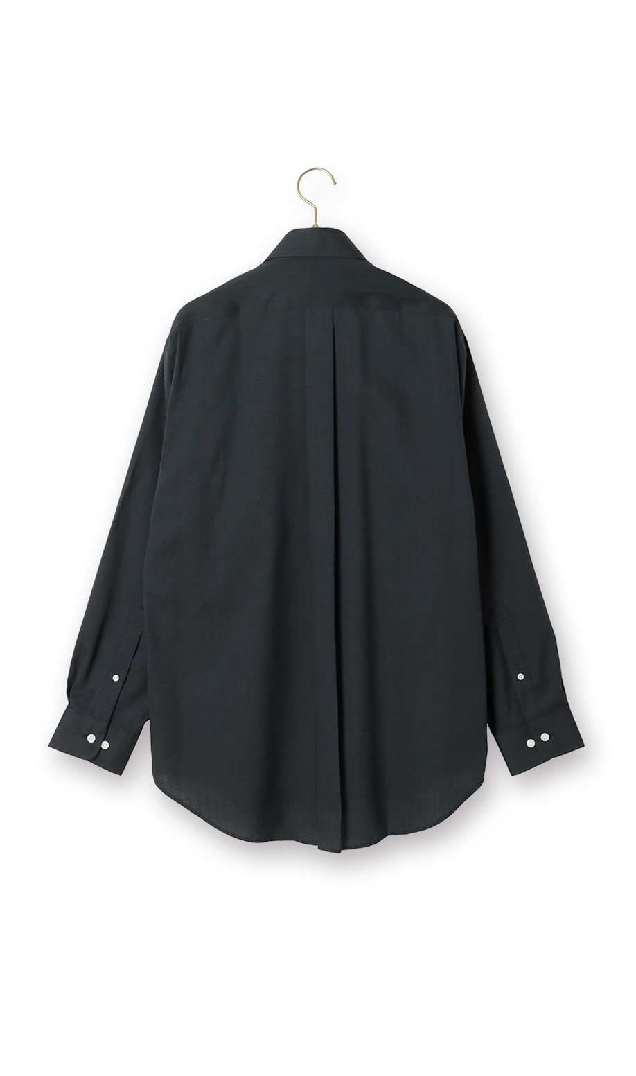 ボタンダウンカジュアルシャツ【EASY CARE】 チャコール M