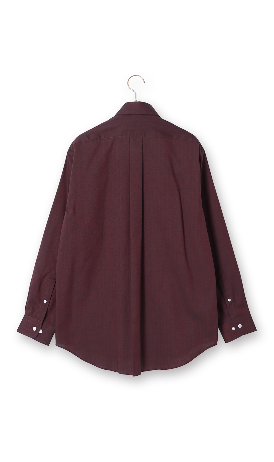 ボタンダウンカジュアルシャツ【EASY CARE】 ワイン M