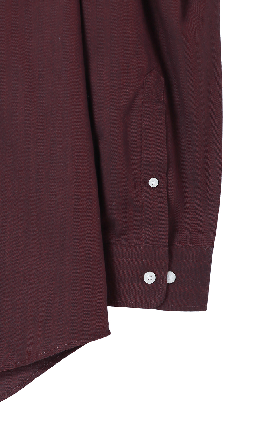 ボタンダウンカジュアルシャツ【EASY CARE】 ワイン M