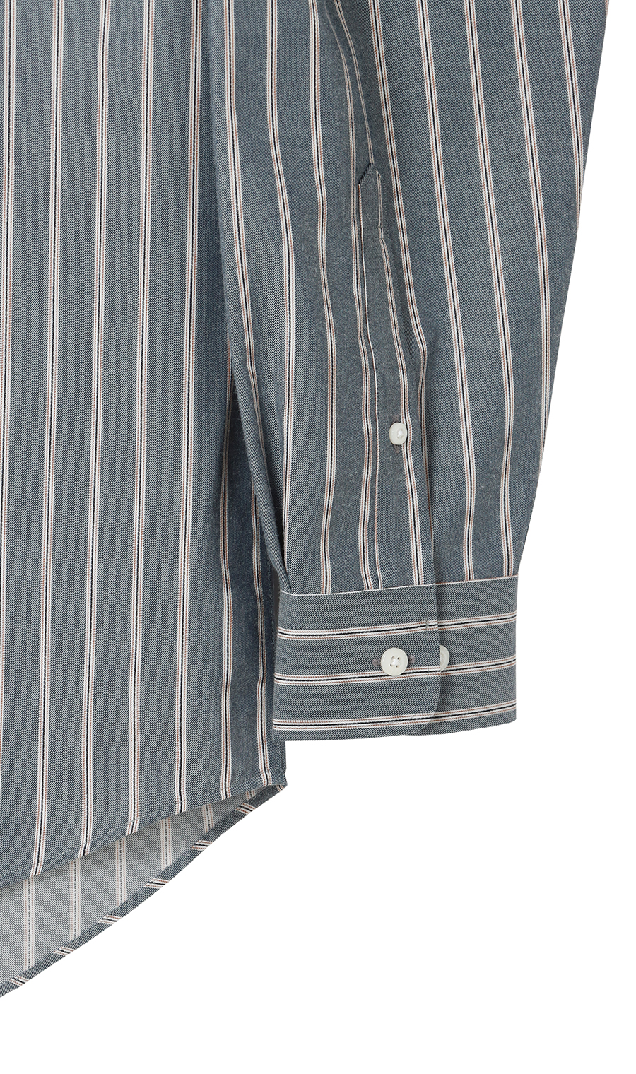 ボタンダウンカジュアルシャツ【EASY CARE】 ブルー M