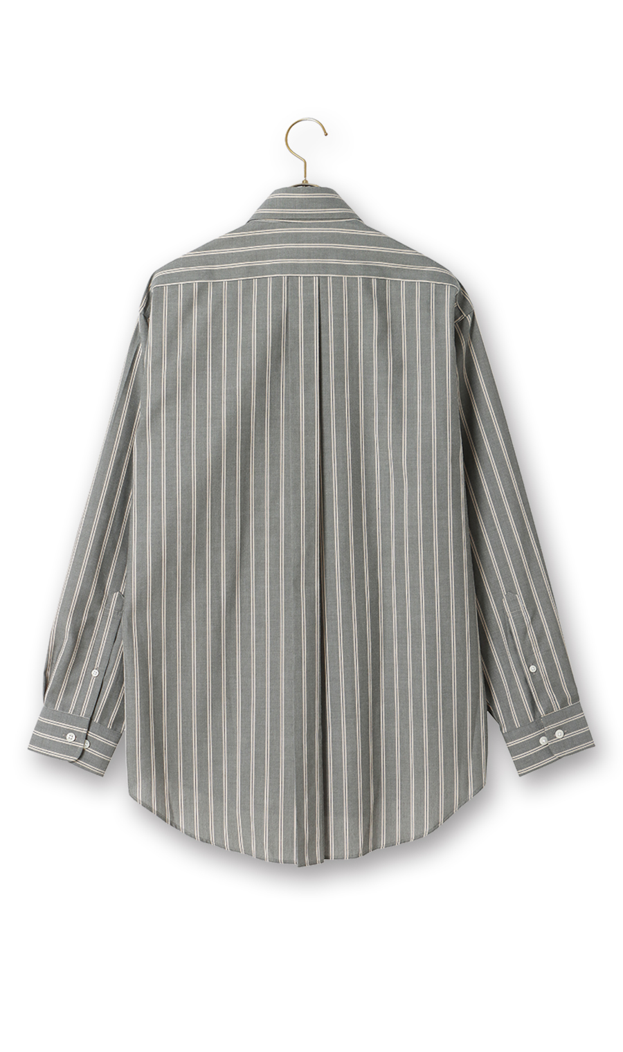 ボタンダウンカジュアルシャツ【EASY CARE】 グレー M