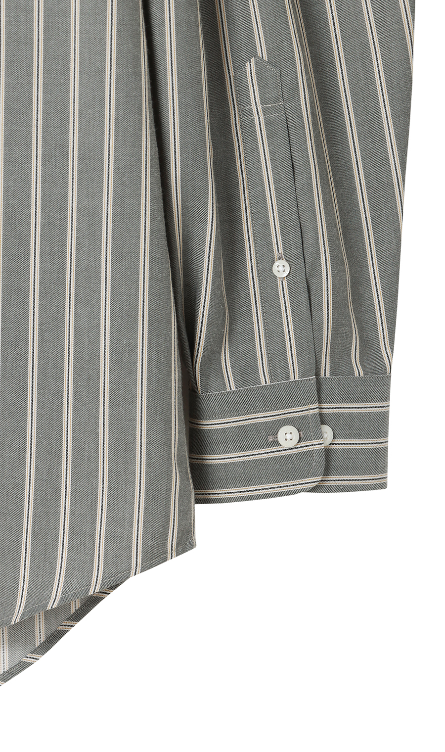 ボタンダウンカジュアルシャツ【EASY CARE】 グレー M