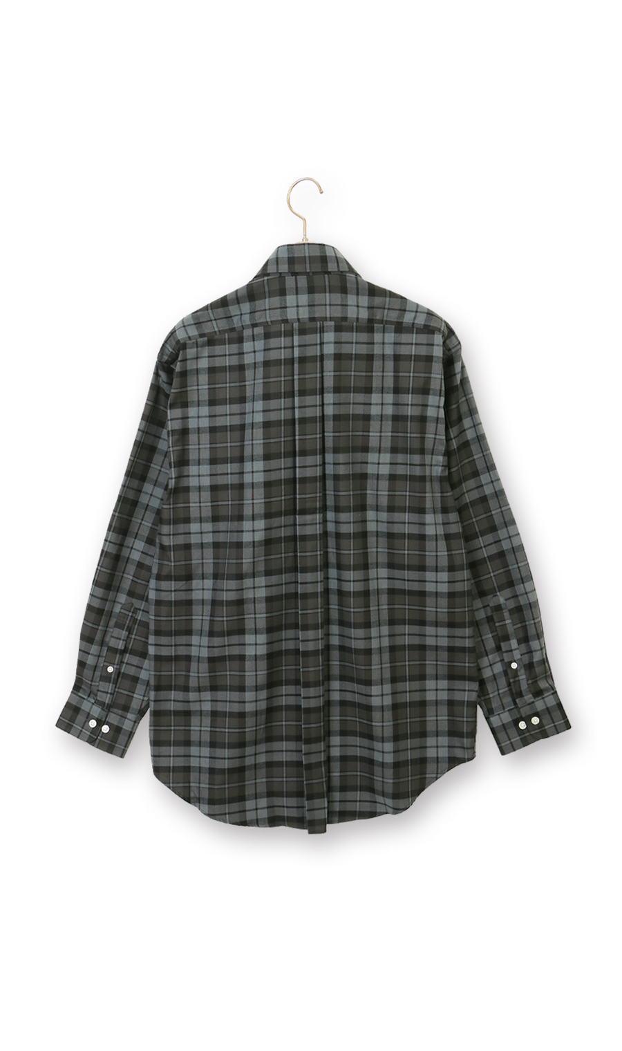 ボタンダウンカジュアルシャツ【EASY CARE】 グレー M