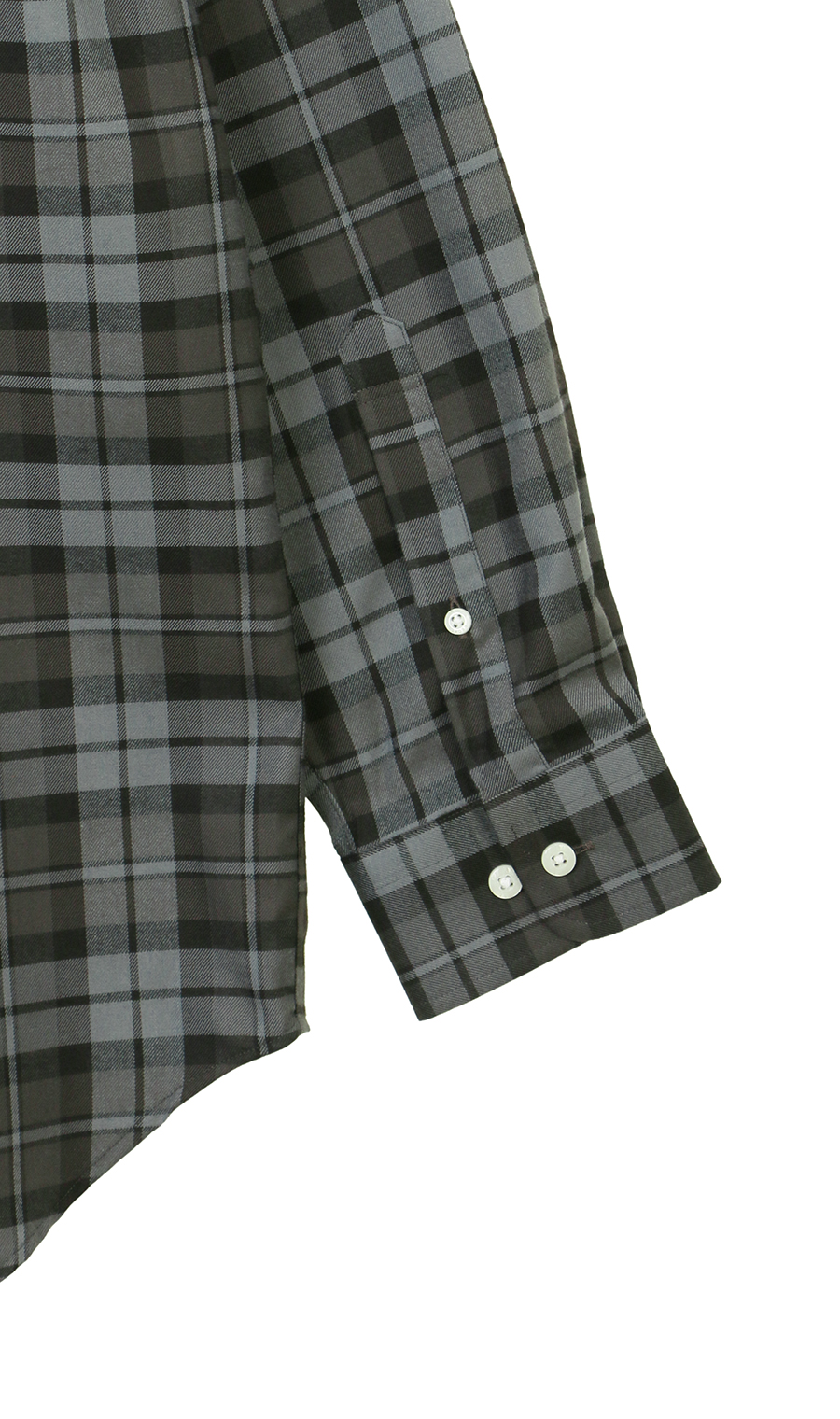 ボタンダウンカジュアルシャツ【EASY CARE】 グレー M