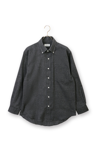 両面起毛ツイルボタンダウンカジュアルシャツ【EASY CARE】