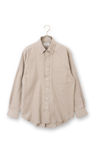 両面起毛ツイルボタンダウンカジュアルシャツ【EASY CARE】