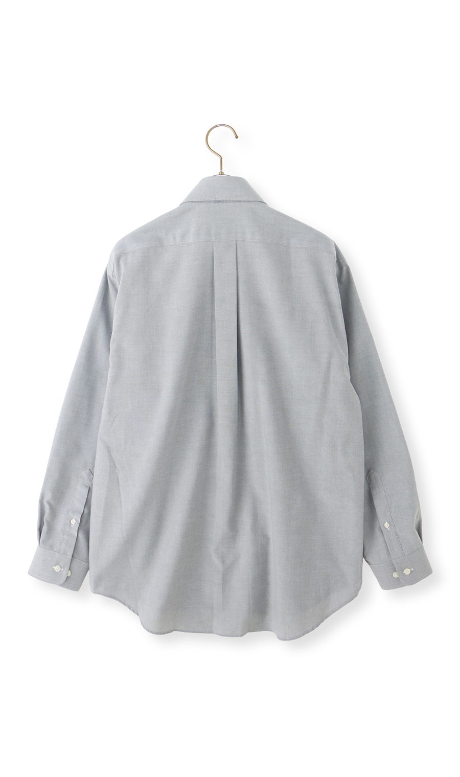 ボタンダウンシャツ【EASY CARE】 グレー LL