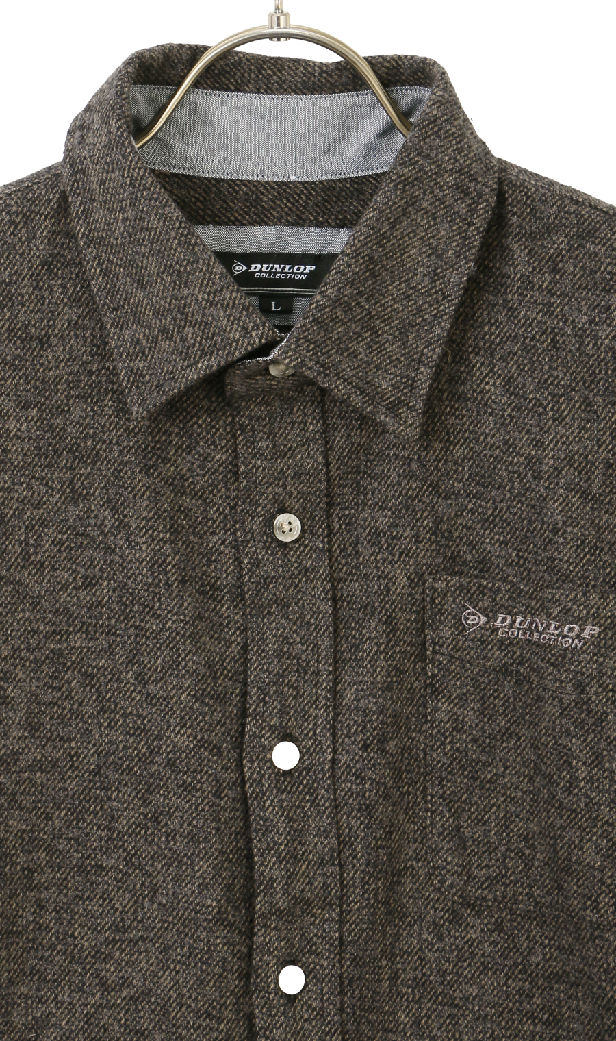 起毛ツイルレギュラーカラーシャツ ベージュ M