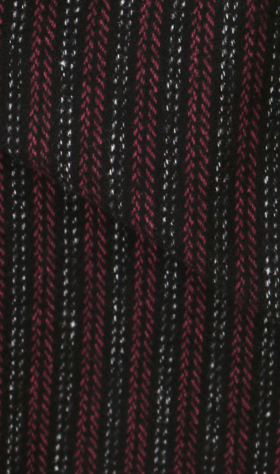 起毛ツイルレギュラーカラーシャツ ワイン M