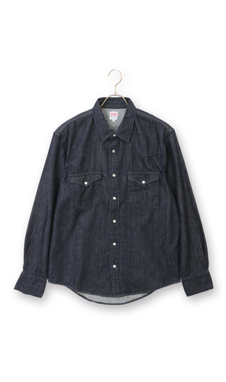 デニムウエスタンシャツ【EDWIN】