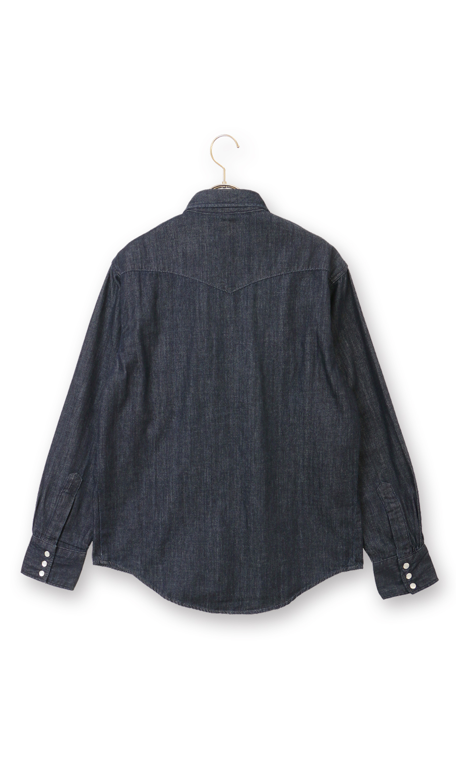 デニムウエスタンシャツ【EDWIN】 ネイビー LL