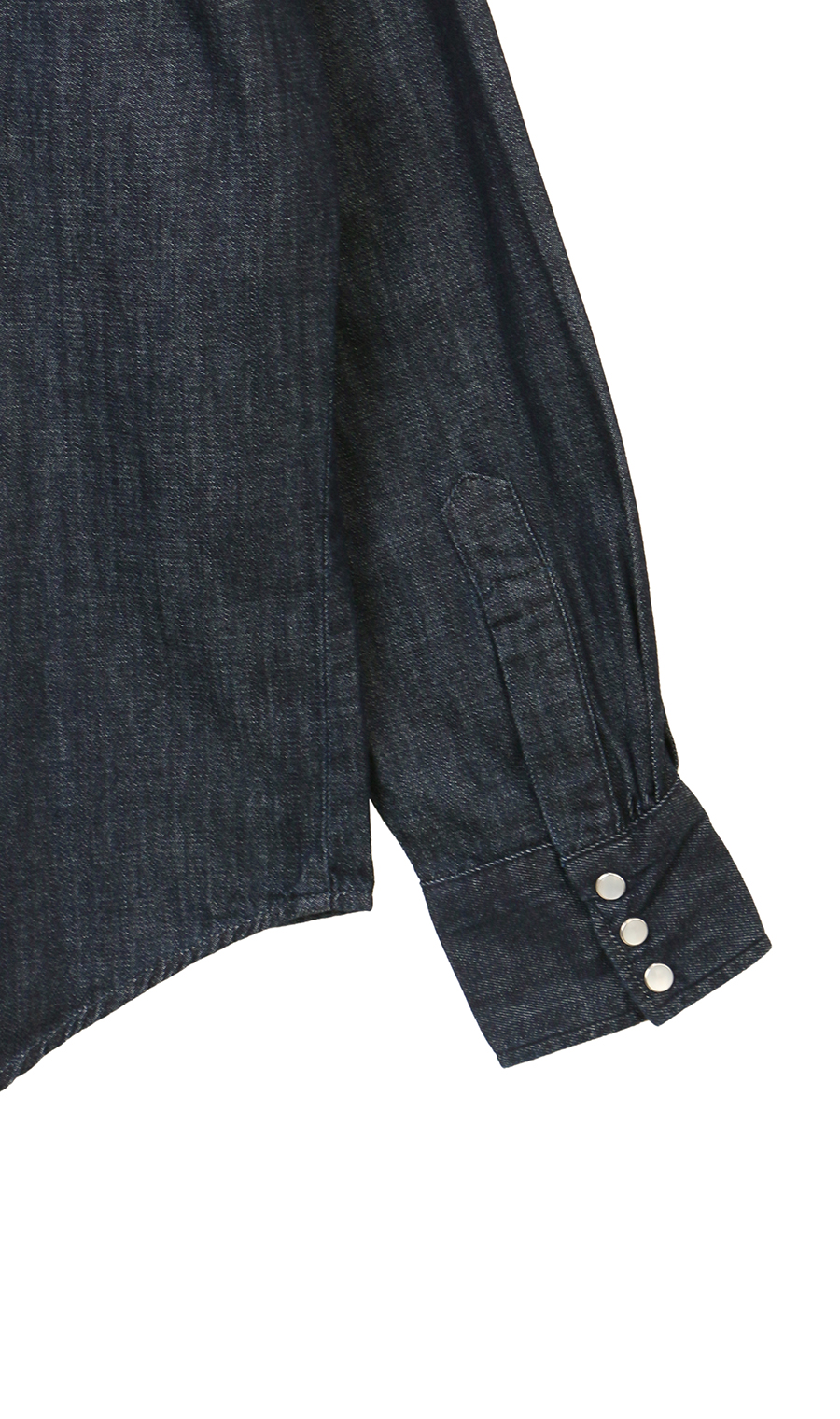 デニムウエスタンシャツ【EDWIN】 ネイビー LL