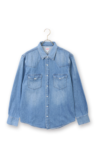 デニムウエスタンシャツ【EDWIN】