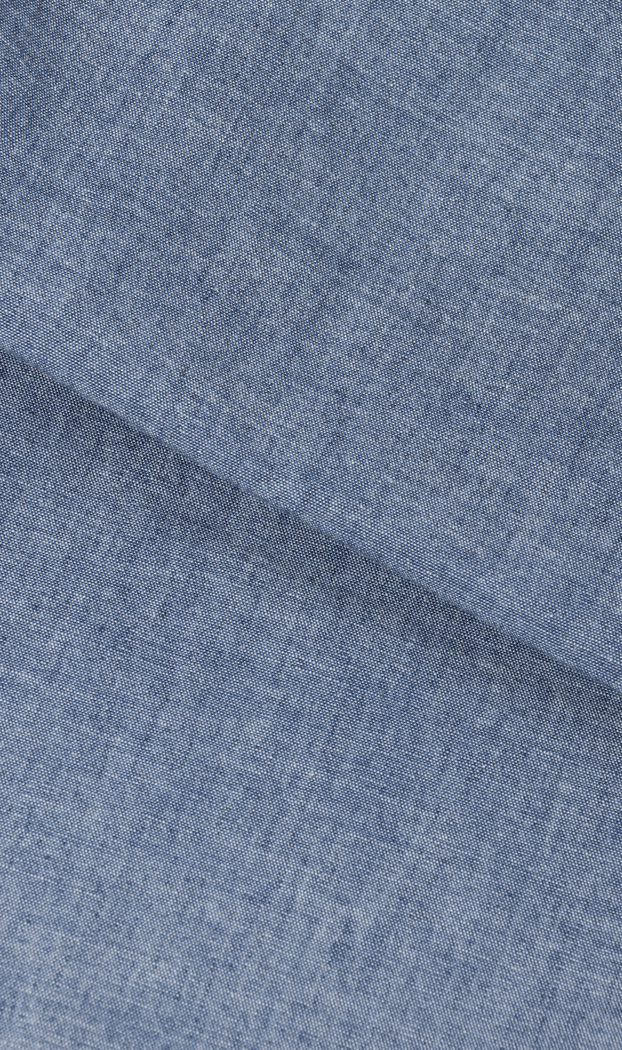 シャンブレーボタンダウンシャツ【カイハラデニム】 ブルー S