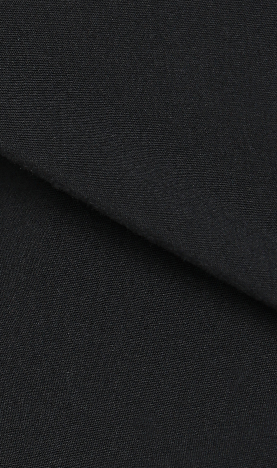 レギュラーカラーシャツ【リネン混】 ブラック S