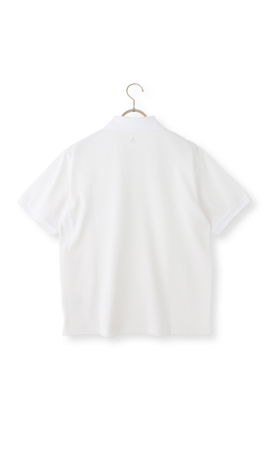 リブ襟半袖ポロシャツ オフ S