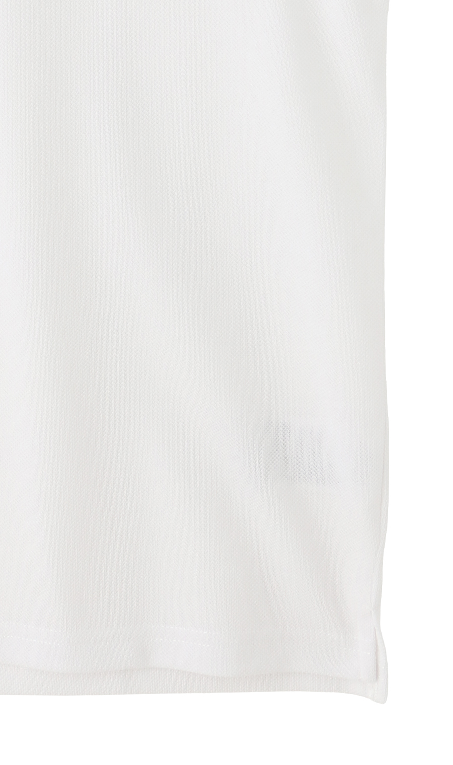 リブ襟半袖ポロシャツ オフ S