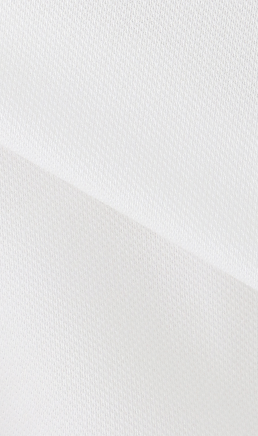 リブ襟半袖ポロシャツ オフ S