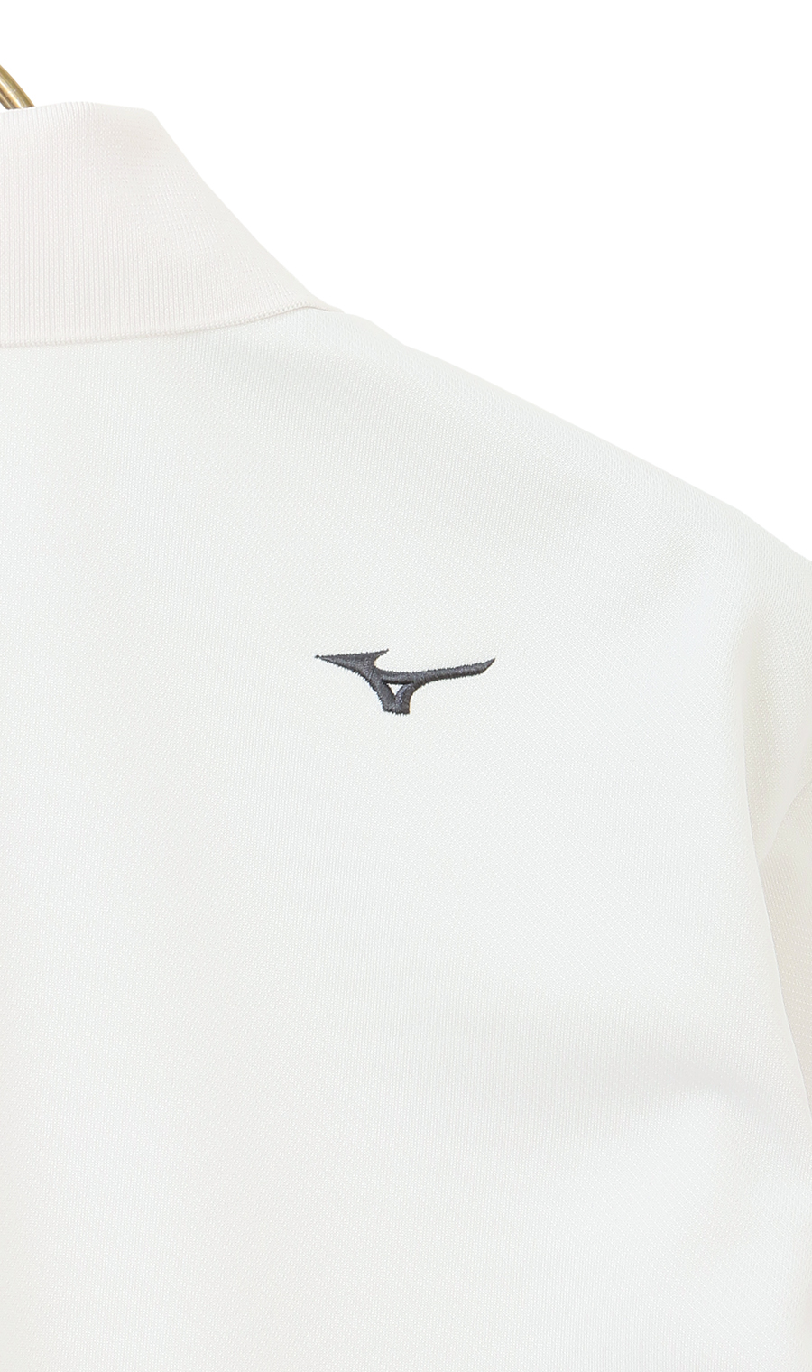 リブ襟ポロシャツ【MIZUNO GOLF】 ホワイト M