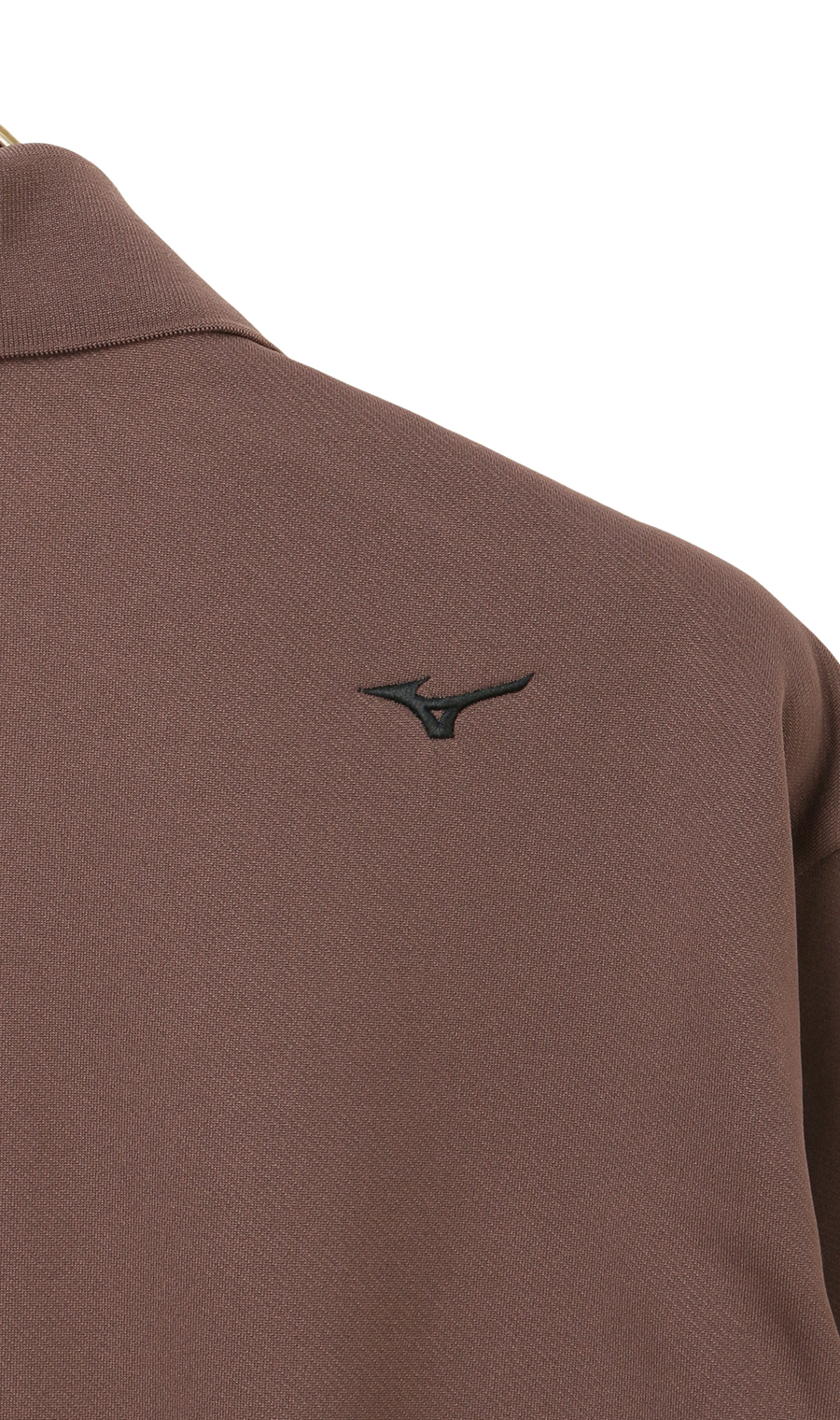 リブ襟ポロシャツ【MIZUNO GOLF】 ブラウン M