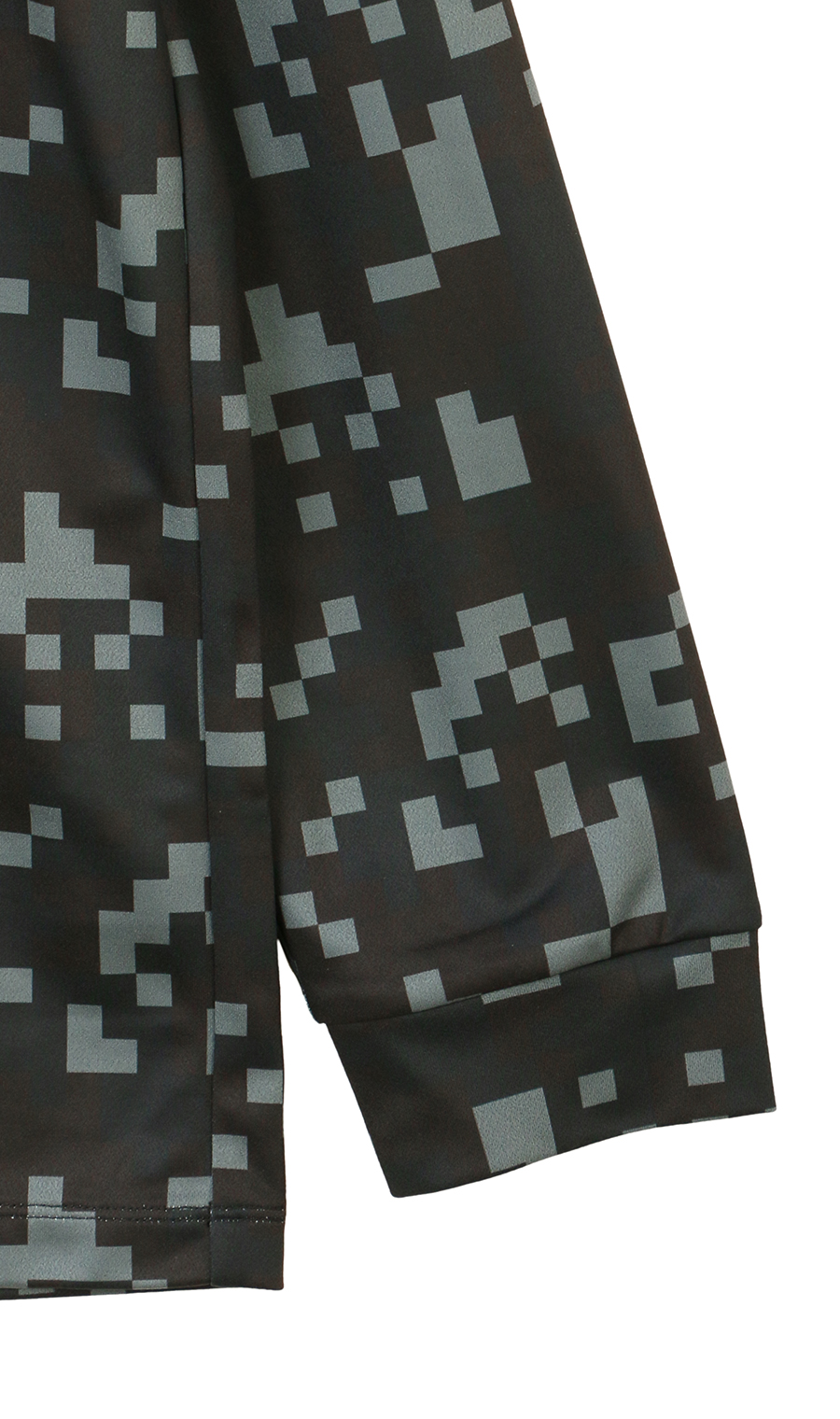 総柄共襟ポロシャツ【MIZUNO GOLF】 ブラック M