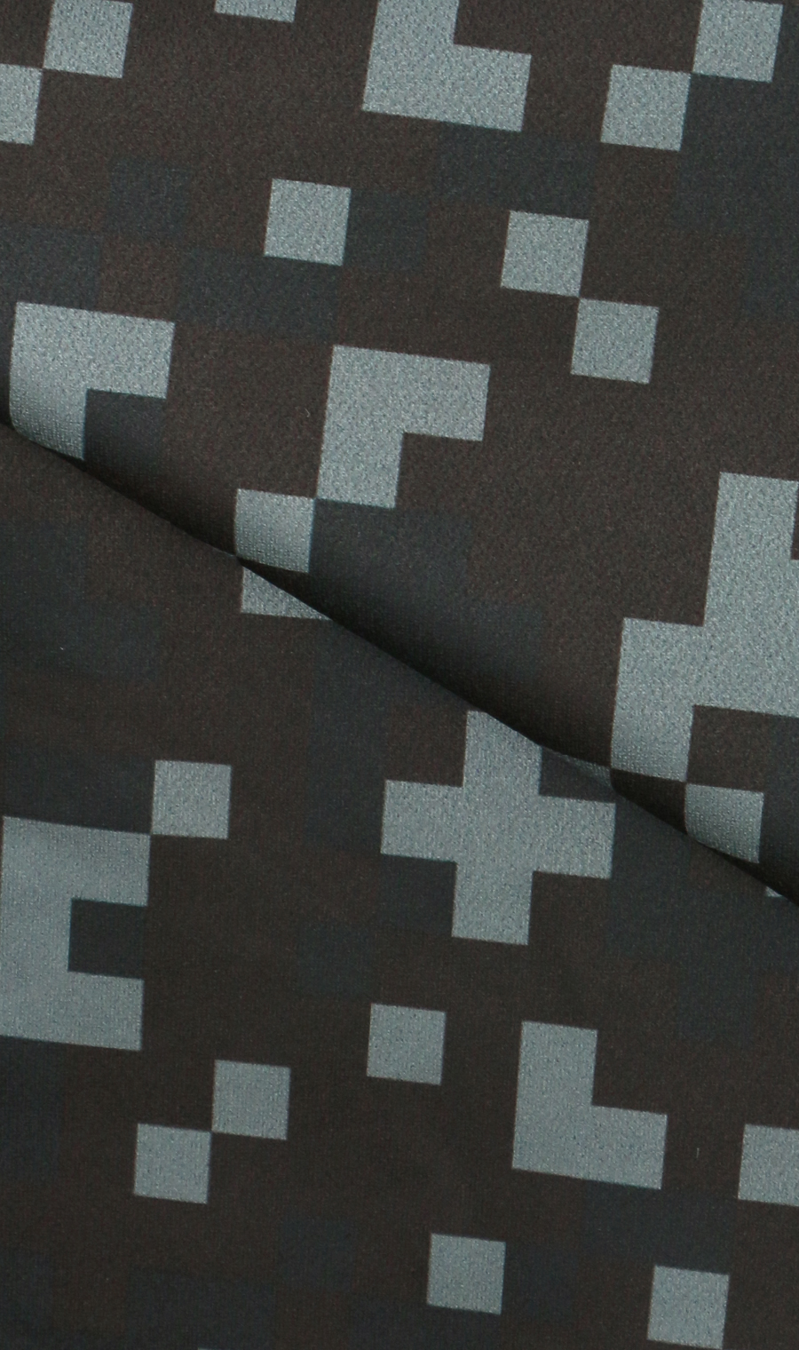 総柄共襟ポロシャツ【MIZUNO GOLF】 ブラック M