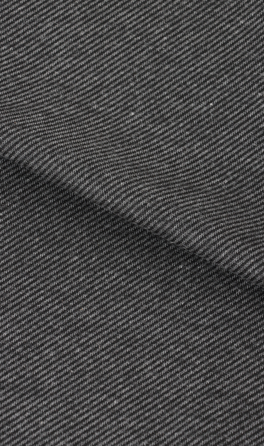 カルゼジャガードリブ襟ポロシャツ【LOGOS】 ブラック M