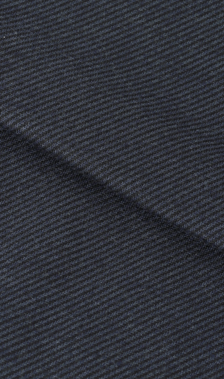 カルゼジャガードリブ襟ポロシャツ【LOGOS】 ネイビー M