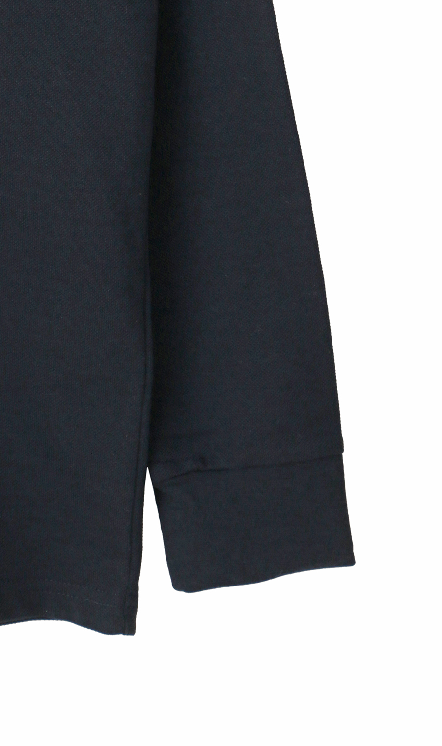 鹿の子リブ襟ポロシャツ【BEVERLY HILLS POLO CLUB】 ネイビー M