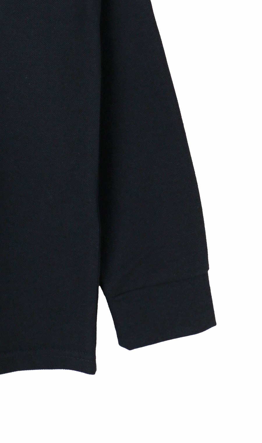 鹿の子リブ襟ポロシャツ【BEVERLY HILLS POLO CLUB】 ネイビー M