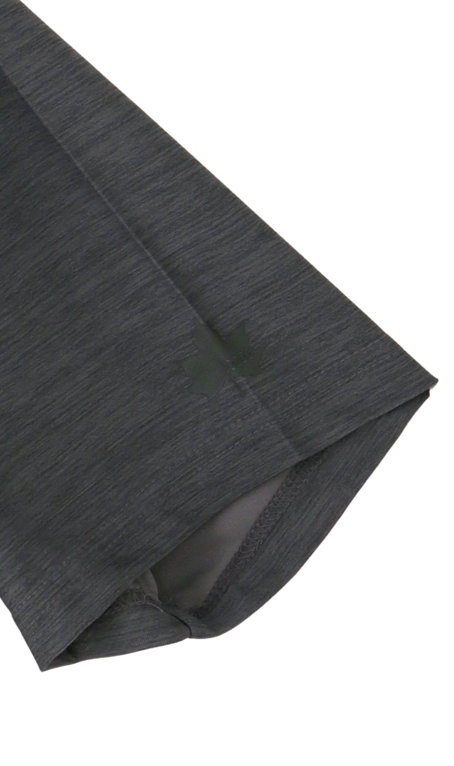 カチオン杢共襟ポロシャツ チャコール M