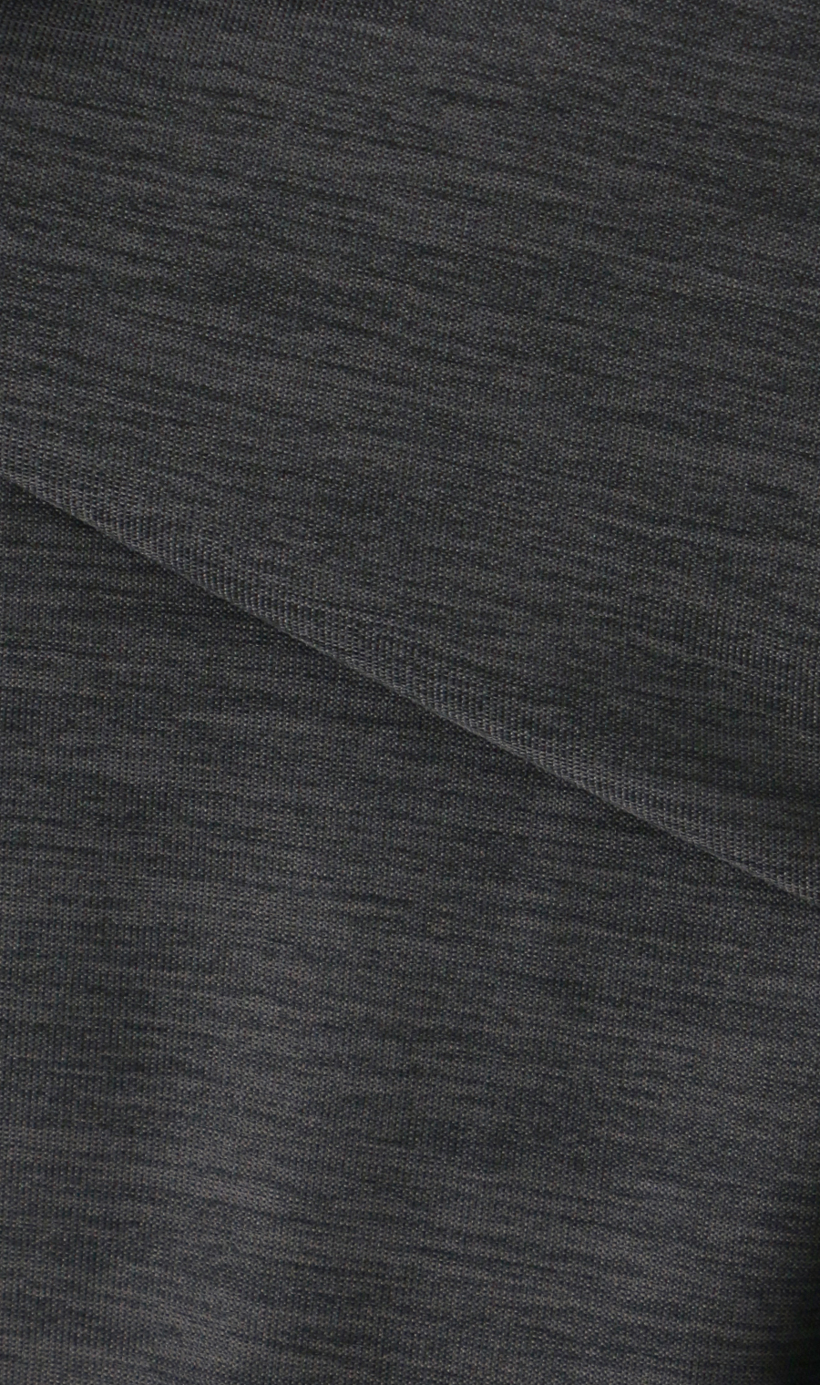 カチオン杢共襟ポロシャツ チャコール M