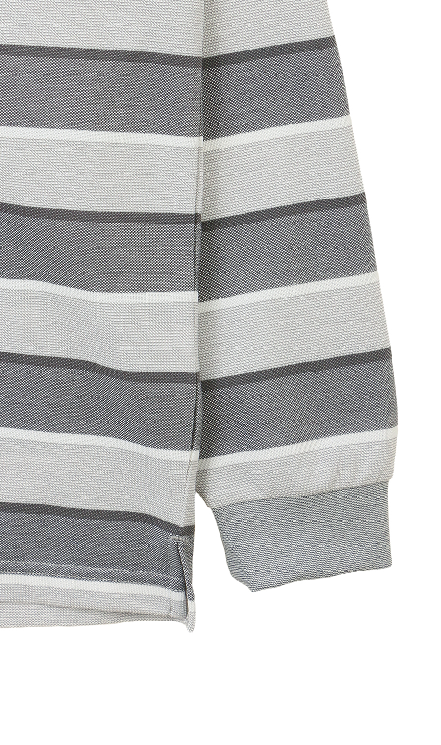 鹿の子ボーダーポロシャツ【REGAL】 グレー M