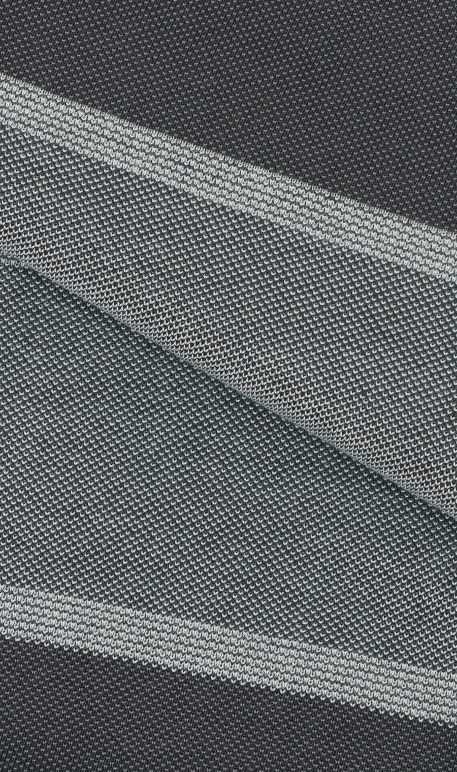 鹿の子ボーダーポロシャツ【REGAL】 ブラック M