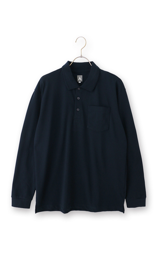 リブ襟鹿の子ポロシャツ