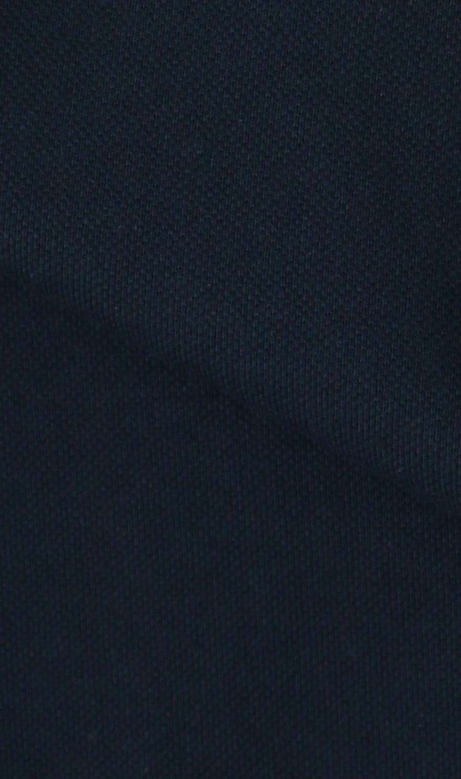 リブ襟鹿の子ポロシャツ ネイビー M