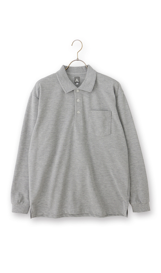 リブ襟鹿の子ポロシャツ