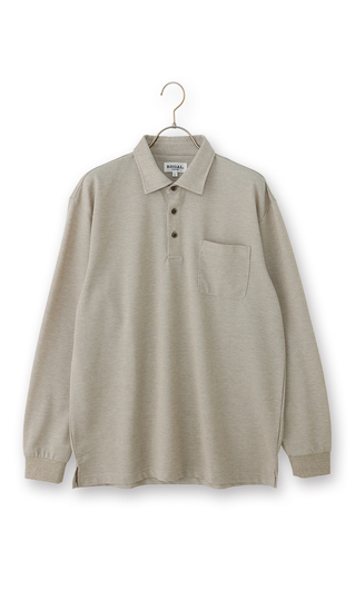 台襟付き鹿の子ポロシャツ【REGAL】