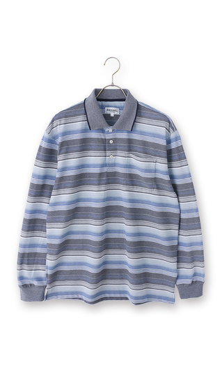 マルチボーダーポロシャツ【REGAL】