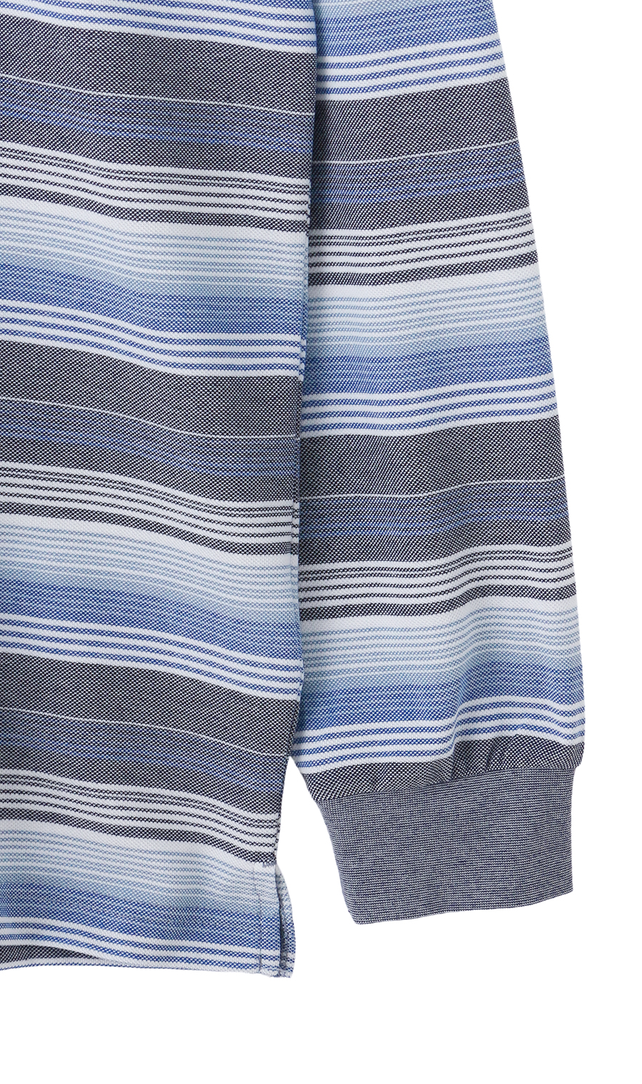 マルチボーダーポロシャツ【REGAL】 ネイビー M