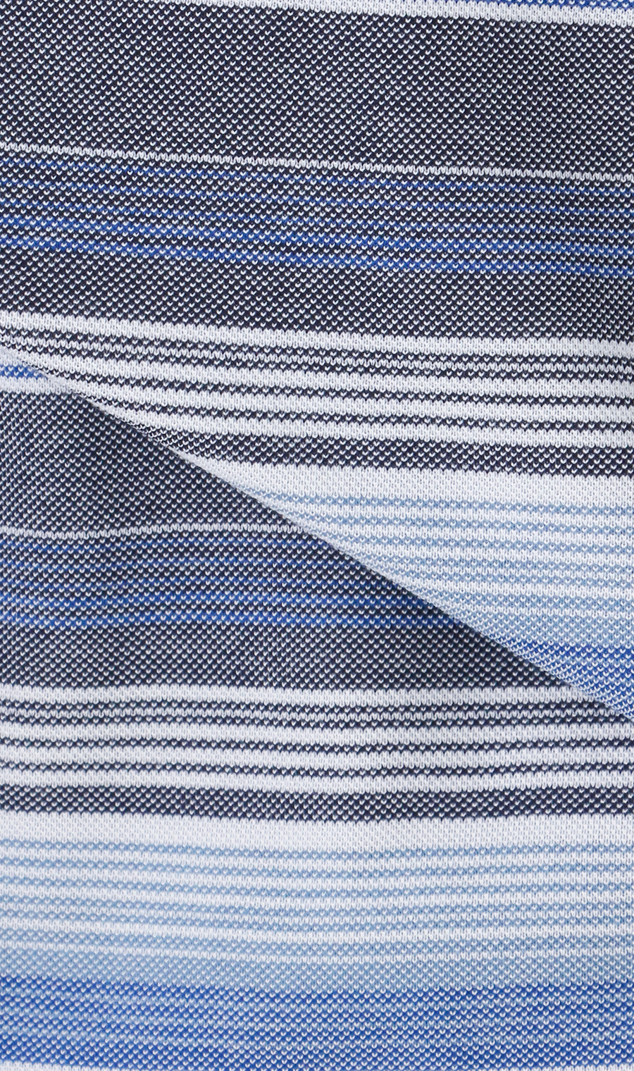 マルチボーダーポロシャツ【REGAL】 ネイビー M